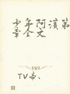 少年阿滨第13章全文