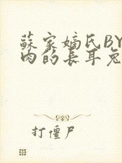 苏家嫡氏BY吃肉的长耳兔