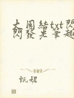 大团结txt闪闪发光笔趣阁