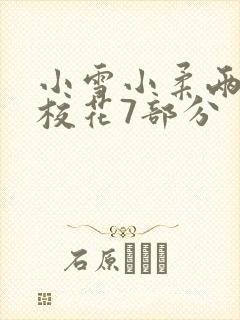 小雪小柔两个大校花7部分