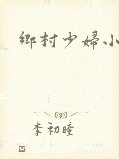 乡村少妇小说