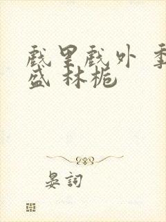 戏里戏外 季淮盛 林栀