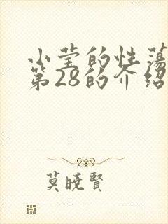 小莹的性荡生活第28的介绍