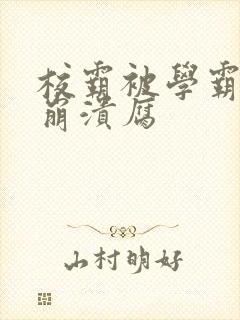 校霸被学霸玩到崩溃腐