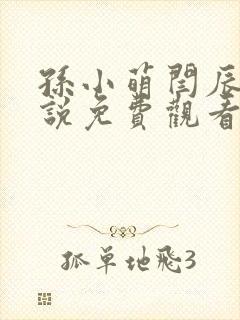 孙小萌闫辰的小说免费观看