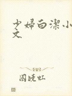 少妇白洁小说全文