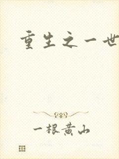 重生之一世枭雄