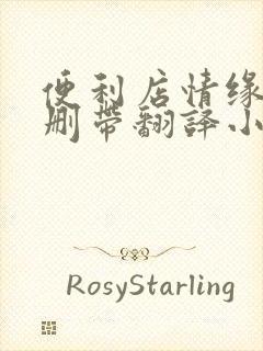 便利店情缘未增删带翻译小说