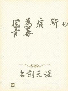 因为痛 所以叫青春