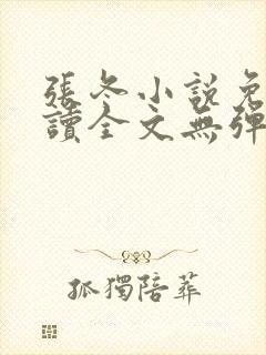 张冬小说免费阅读全文无弹窗