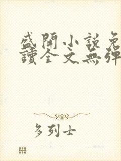 盛开小说免费阅读全文无弹窗