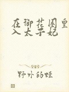 在御花园皇上进入太子妃