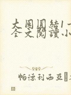 大团圆结1一6全文阅读小说