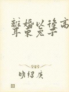 离婚以后高干 耳东兔子