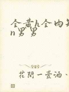 全黄h全肉短篇n男男