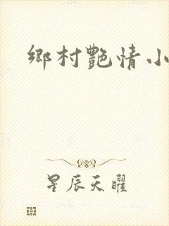 乡村艳情小说