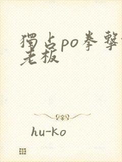 独占po拳击馆老板