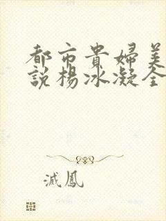 都市贵妇美腿小说杨冰凝全文阅读