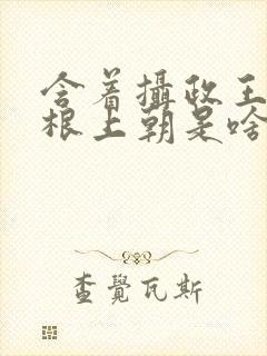 含着摄政王的紫根上朝是啥小说