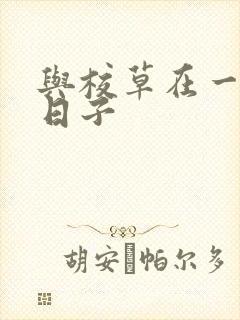 与校草在一起的日子