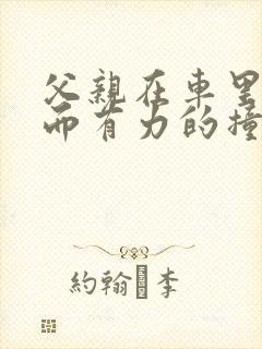 父亲在车里缓慢而有力的撞着