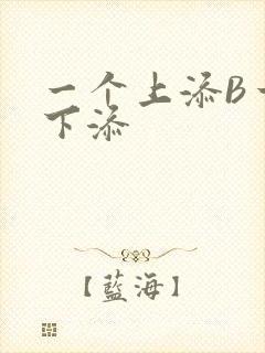 一个上添B一个下添