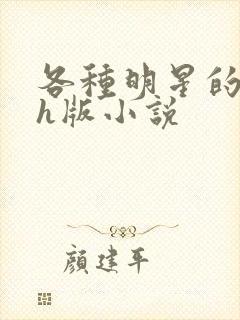 各种明星的综艺h版小说