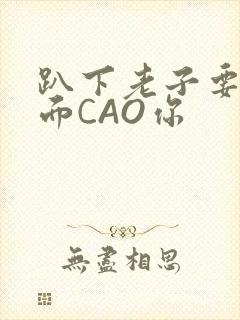 趴下老子要从后面CAO你