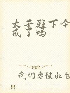 太子殿下今天破戒了吗