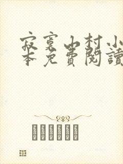 寂寞山村小说全本免费阅读