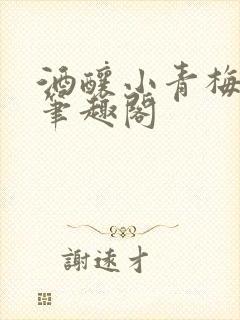 酒酿小青梅po笔趣阁