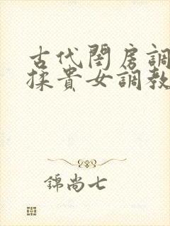 古代闺房调教h揉贵女调教记
