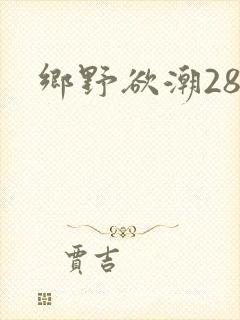 乡野欲潮28章