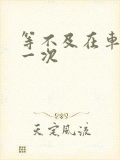 等不及在车里做一次