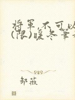 将军,不可以!(限)暖冬笔趣阁免费阅读