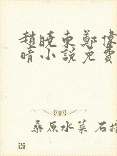 赵晓东郑伟吴雪晴小说免费阅读