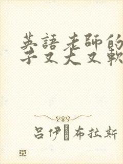 英语老师的小兔子又大又软