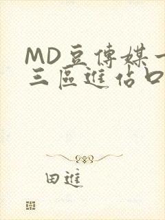 MD豆传媒一二三区进站口