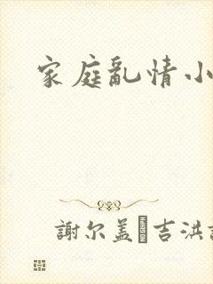 家庭乱情小说