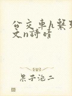 公交车h系列辣文n诗晴