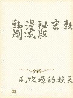 韩漫秘密教学无删减版