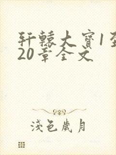 轩辕大宝1至720章全文