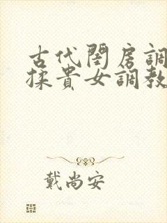 古代闺房调教h揉贵女调教记