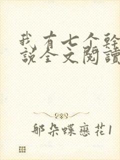 我有七个干妈小说全文阅读