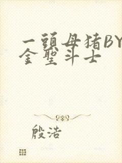 一头母猪BY黄金圣斗士