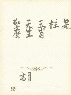 擎天玉柱是指什么生肖