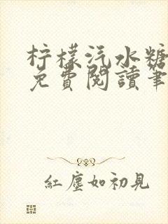 柠檬汽水糖全文免费阅读笔趣阁