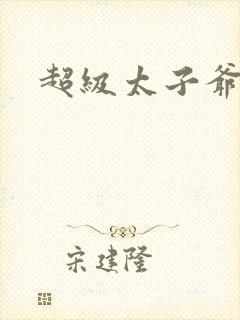 超级太子爷