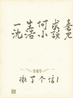 一生何求秦菲雪沈浩小说免费阅读全文笔趣阁