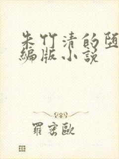 朱竹清的堕落改编版小说